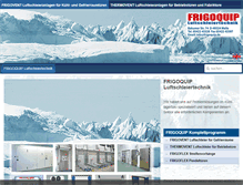 Tablet Screenshot of frigoquip.de